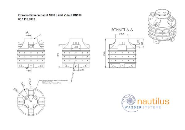 Annalena Sickerschacht 1000 bis 2000 Liter